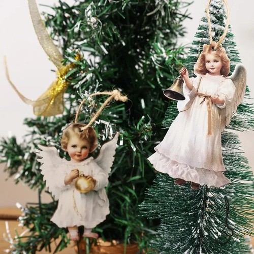 12pcs holz weihnachtsanhänger - 12pcs,