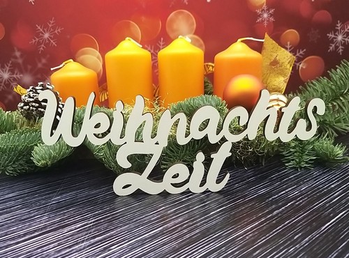 Weihnachtszeit schriftzug holz - weihnachtszeit,