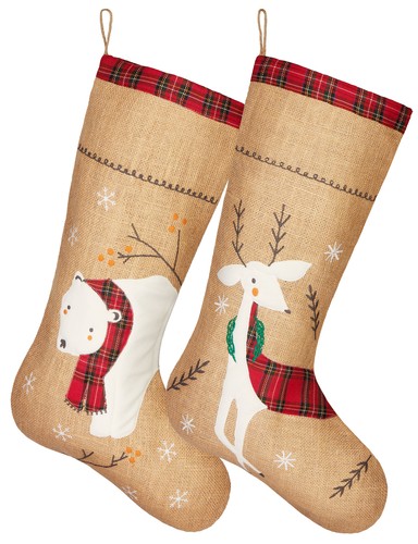 Weihnachtsstrumpf 2er set - weihnachtsstrumpf, 2er-set