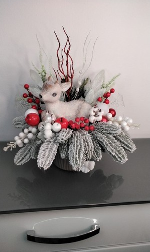Weihnachtsdeko tischgesteck - weihnachtsdeko,