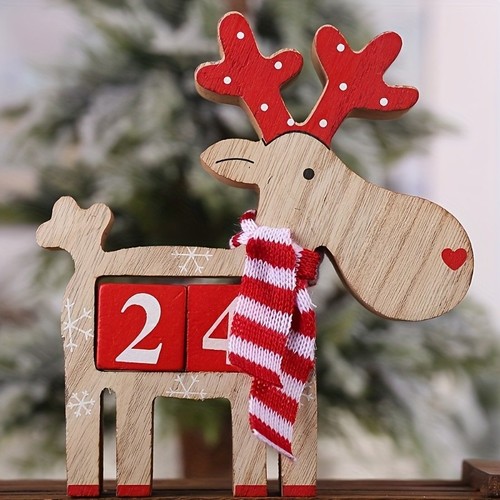Rentier holzkalender - 🦌, 🎁