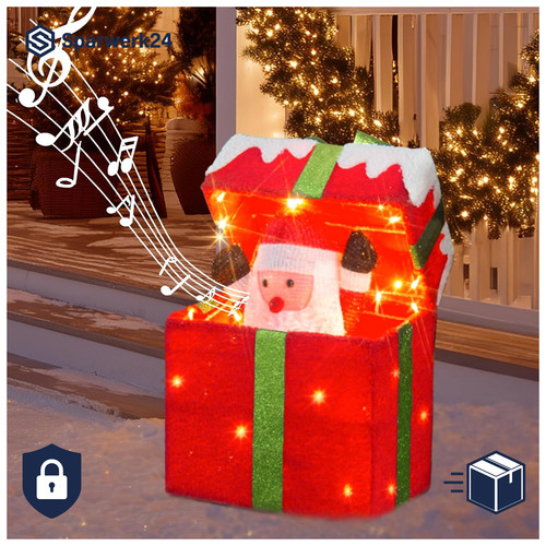 Geschenkbox weihnachtsmann - geschenkbox,