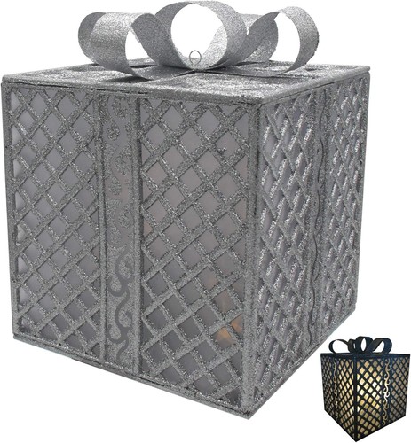 Deko geschenk mit glitzer - mit,