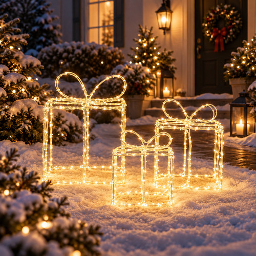 3tlg weihnachten geschenkboxen - 3tlg,