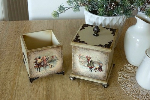 Weihnachtsdeko set holz - set,