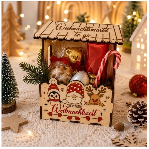 Mini weihnachtsmarkt holzstand - weihnachtsmarkt,