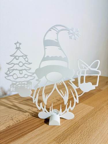 Gnom mit weihnachtsbaum - weihnachtsbaum, und