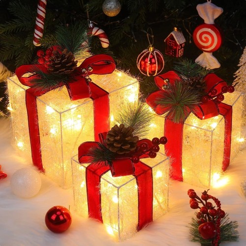 Led geschenkbox weihnachten - geschenkbox,