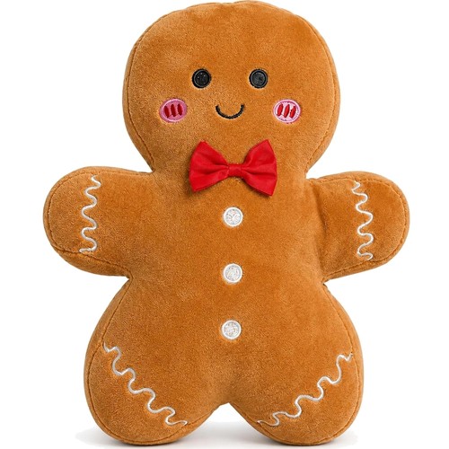 Lebkuchenmann kissen plüsch - lebkuchenmann,