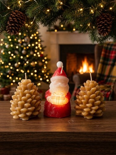 Weihnachts dekokerzen set - set, 3
