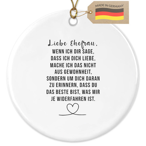 Ehefrau geschenk - ,