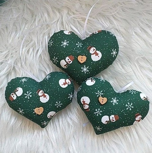 Schneemann herz winterdeko - herz, 3