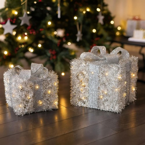 Led deko geschenk silber - deko,